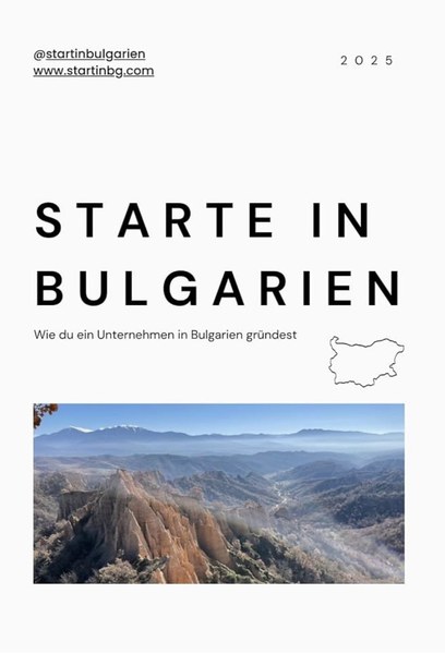 Buchcover „Starte in Bulgarien“